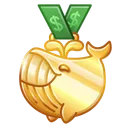 Victory Medal Crypto Whale