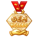 Victory Medal Gem Holder