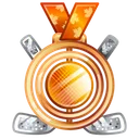 Victory Medal Golden Puck