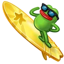 Surge Board Pepe Surfer