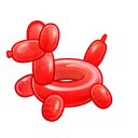 Pool Float Balloon Dog