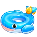 Pool Float Crypto Whale