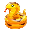 Pool Float Golden Cobra