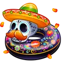 Pool Float Los Muertos