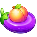 Pool Float Peach Shake