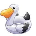 Pool Float Pelican Decoy