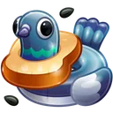 Pool Float Pigeon