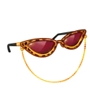 Durov's Glasses Leopard Glam