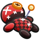 Voodoo Doll Red Checker