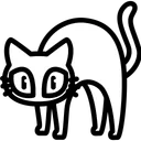 Scared Cat Goodbye Kitty