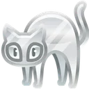 Scared Cat Silver Napper