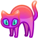 Scared Cat Vice Kitty