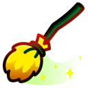 Flying Broom Green Machine