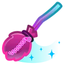 Flying Broom Zippy Hearts