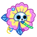 Skull Flower Calavera