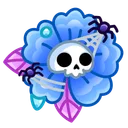 Skull Flower Cobweb