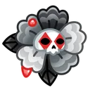 Skull Flower Dark Carnival