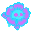 Skull Flower Hypercolor