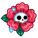 Skull Flower Poinsettia