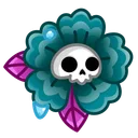 Skull Flower Silversage