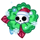 Skull Flower Tim Burton