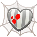 Trapped Heart Blood Stains