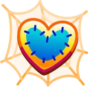 Trapped Heart Orange Blaze