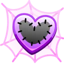 Trapped Heart Violet Shadow