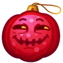 Mad Pumpkin Ornament