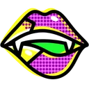 Sharp Tongue Pop Art