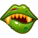 Sharp Tongue Zombie Bite