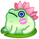 Kissed Frog Lilie Pond