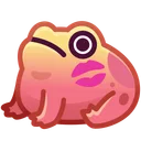 Kissed Frog Peach