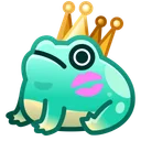 Kissed Frog Prince Ribbit