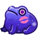 Kissed Frog Starry Night