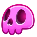 Electric Skull Rose Quartz