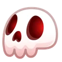 Electric Skull Ruby Eyes