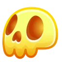 Electric Skull Solar Stone