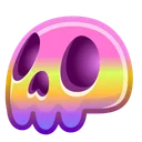 Electric Skull Sunset Veil