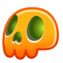 Electric Skull Tangerine