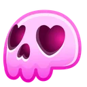 Electric Skull Twisted Heart