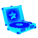 Record Player Azure Dream