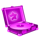 Record Player Neon Disco