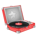 Record Player Pink Records