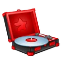 Record Player Red Cruiser