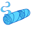 Vintage Cigar Cool Blue
