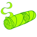Vintage Cigar Green Gas