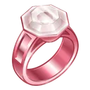 Gem Signet Pink Quartz