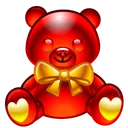 Toy Bear Dragon Ruby