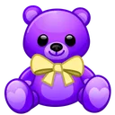 Toy Bear Purple Heart